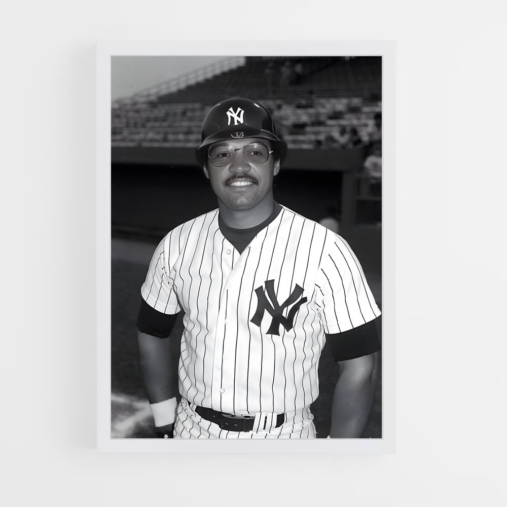 Poster Reggie jackson run – affiche Baseball (vue 3)